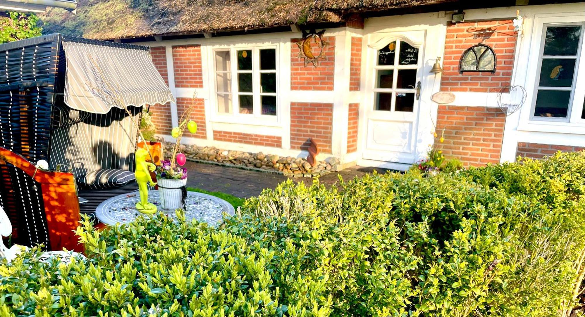 Altes Landhaus Oste, Klavier Appartement, 2 Zimmer Mit Kamin Hemmoor Exterior foto